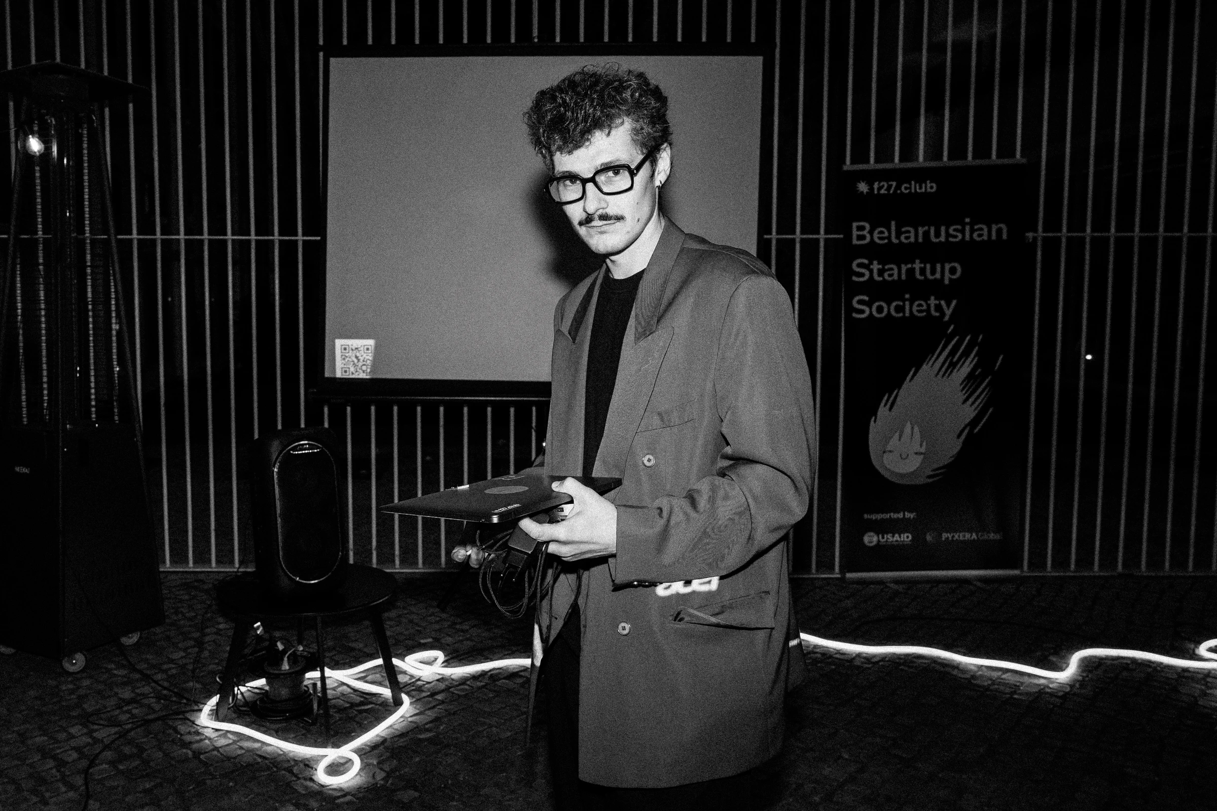 Ray hosting a founders event in Lisbon during Web Summit week